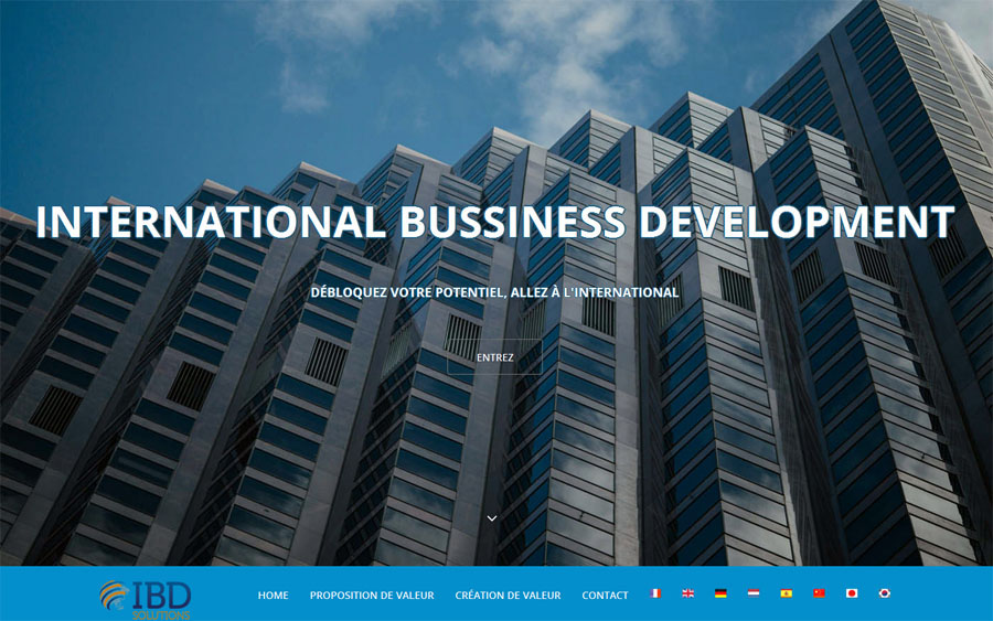 Création site web en 8 langues